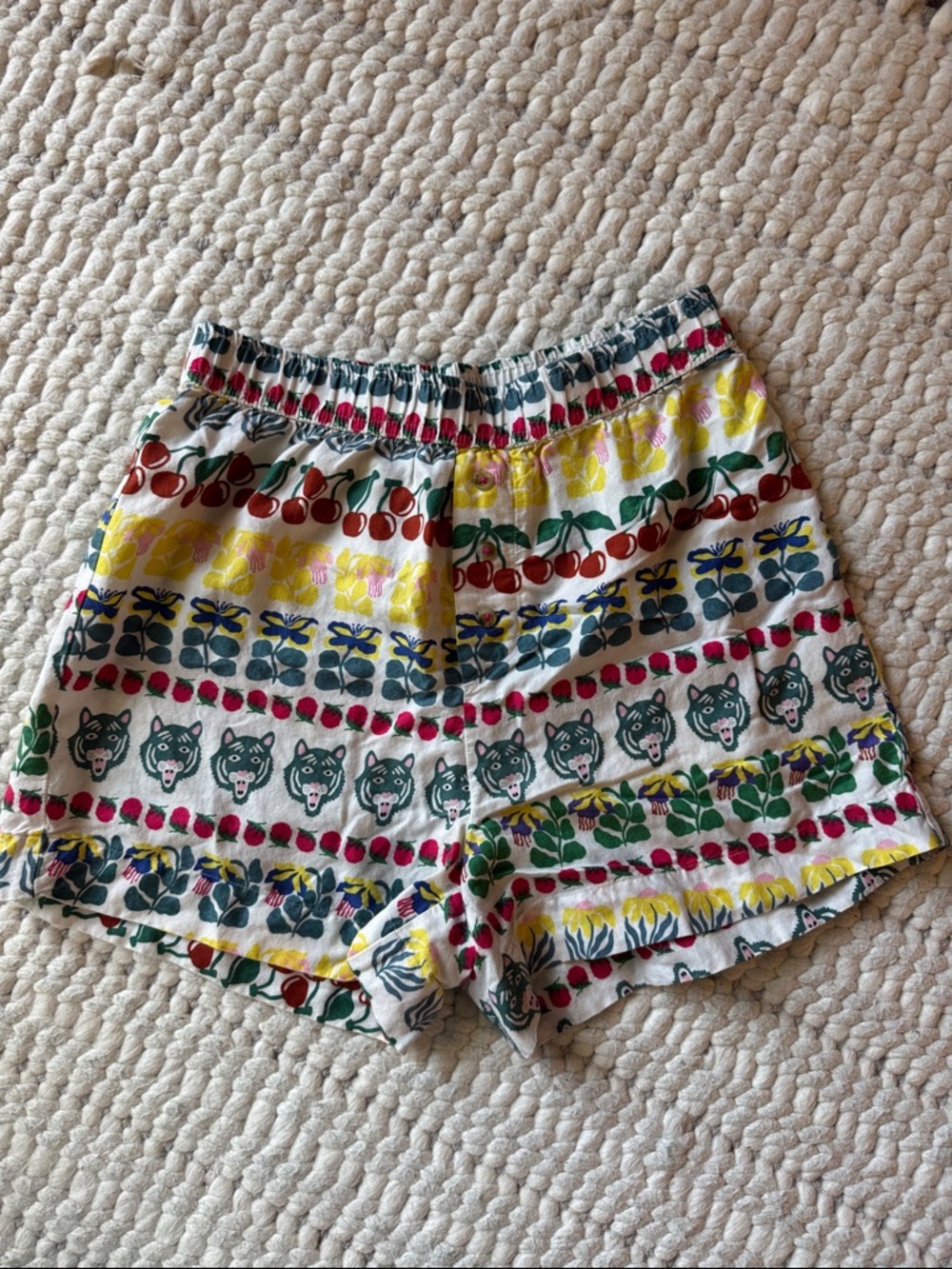 Anthropologie | Tiger Print Sleep Shorts in XS